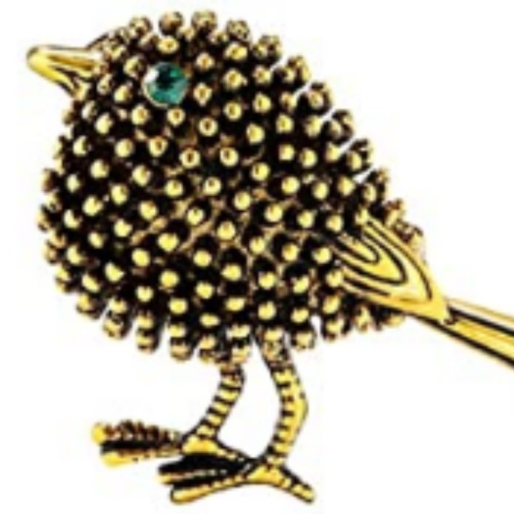 ✨ Golden Bird pin